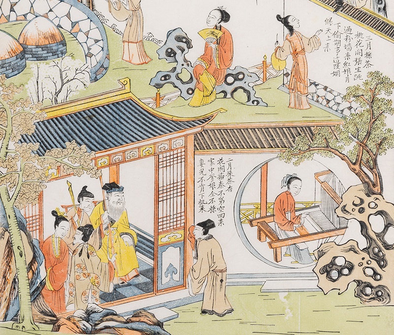 Fine & Rare Qing Dynasty Woodblock Prints 